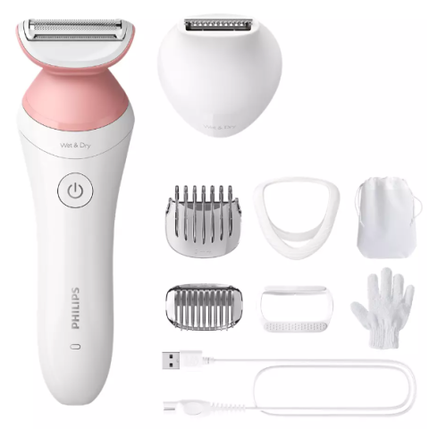 Philips 飛利浦 BRL146/00 Lady Shaver Series 6000 5合1乾濕兩用無線剃毛器